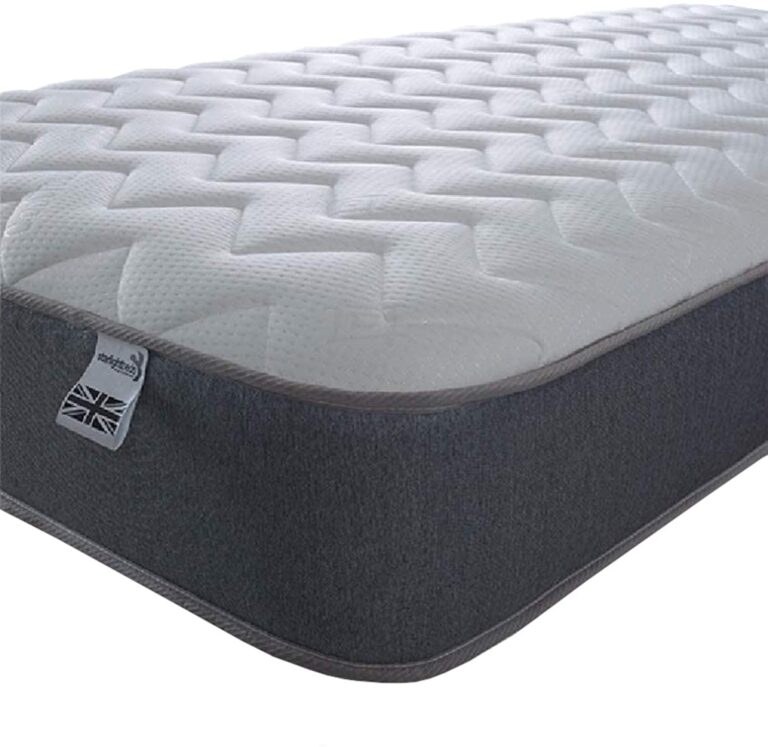 starlight beds memory foam & spring comfort finish mattress – 4ft6 double mattress (135cm x 190cm)