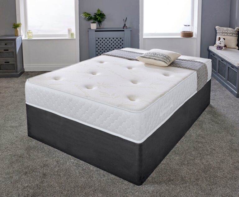 the cambridge tufted 1000 pocket memory sprung mattress – 4ft small double mattress (120cm x 190cm)