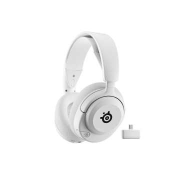 steelseries arctis nova 5p wireless gaming headset for playstation & pc | white