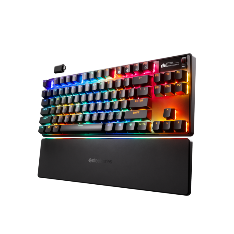 steelseries apex pro gen 3 tkl wireless gaming keyboard – fr