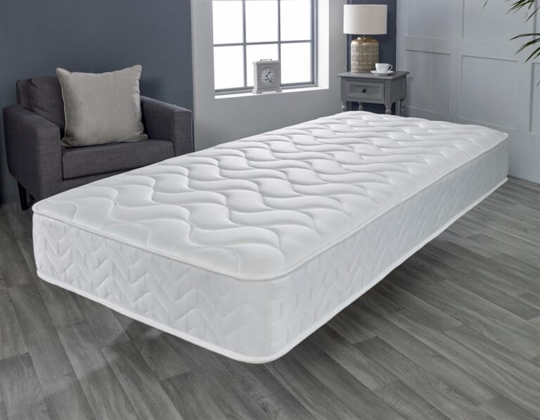 open coil memory foam comfort quilted mattress – 4ft6 double mattress (135cm x 190cm)