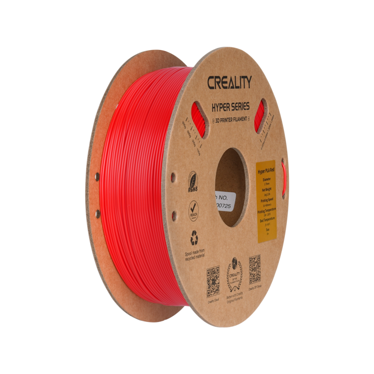 hyper 1.75mm pla 3d printing filament 1kg – red