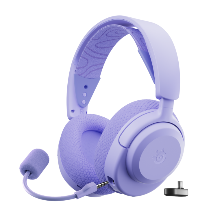 steelseries arctis nova 3 wireless for pc gaming headset | lavender