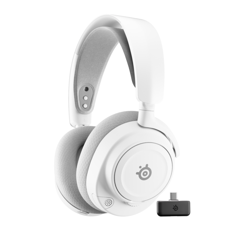 steelseries arctis nova 7 gen 2 wireless gaming headset with mobile app control | white