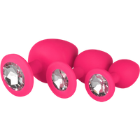 EasyToys Diamond Plug Set - 3 pcs easytoys diamond plug set – 3 pcs