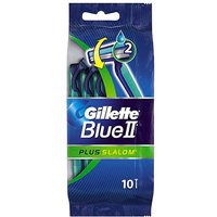 gillette blue ii plus slalom – 10 pcs