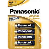 panasonic alkaline 4xaa batteries