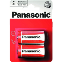 Panasonic Zinc Carbon C Batteries - 2 pcs panasonic zinc carbon c batteries – 2 pcs