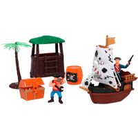 keyly toys pirate ship play set – 7 pieces