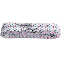 Shoestring Laces - White with Polka Dots shoestring laces – white with polka dots