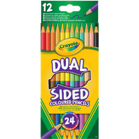 Crayola Dual Sided Coloured Pencils - 12 pcs crayola dual sided coloured pencils – 12 pcs