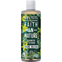 faith in nature seaweed & citrus hand soap – 400 ml