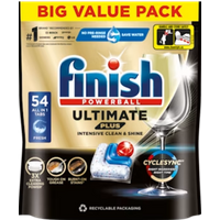 finish ultimate plus all in one original dishwasher tablets – 54 pcs