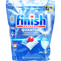 finish quantum infinity shine dishwasher tablets – 100 pcs