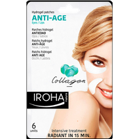 iroha hydrogel anti age collagen eye mask – 6 pcs