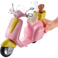 barbie mo ped scooter with doll & dog