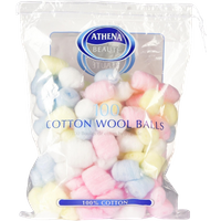 athena beauté cotton balls – 100 pcs