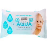 beauty formulas aqua wet wipes – 56 pcs