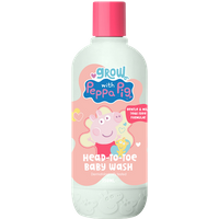grow with peppa pig head to toe baby wash – 350 ml