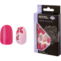 royal artificial nails california pink – 24 pcs