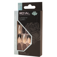 royal artificial nails jubilant coffin – 24 pcs