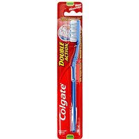 colgate double action toothbrush medium – blue