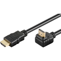 Goobay High Speed HDMI 90° Cable w. Ethernet - 0 5 m goobay high speed hdmi 90° cable w. ethernet – 0 5 m