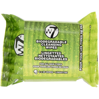 w7 biodegradable cleansing wipes – 2 x 25 pcs
