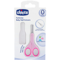 chicco baby nail scissors – pink