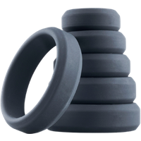 boners wide penis ring set – 6 pcs