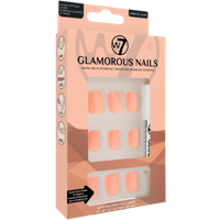 W7 Glamorous Nails Apricot Glow - 24 pcs w7 glamorous nails apricot glow – 24 pcs
