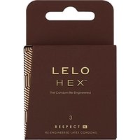 lelo hex respect xl condoms – 3 pcs