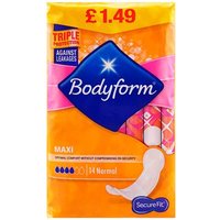 bodyform maxi normal – 14 pcs