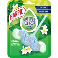 harpic active fresh palm paradise toilet rim block – 35 g