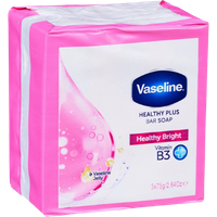 vaseline healthy plus vitamin b3 bar soap 75 g – 3 pcs