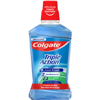 colgate triple action alcohol free mouthwash – 500 ml