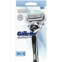 gillette skinguard sensitive flexball shaving razor