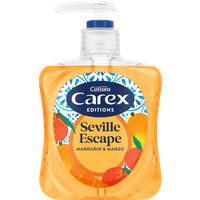 Carex Antibacterial Seville Escape Mandarin & Mango Hand Wash - 250 ml carex antibacterial seville escape mandarin & mango hand wash – 250 ml