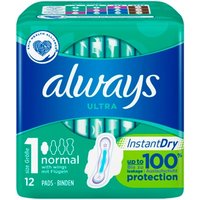 Always Ultra Normal Instant Dry - 12 pcs always ultra normal instant dry – 12 pcs