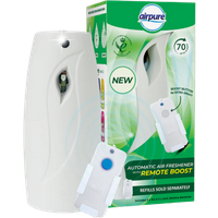airpure auto machine air fresheners with remote boost