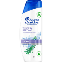 head & shoulders thick & strong with rosemary extract anti dandruff shampoo – 250 ml