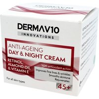 derma v10 anti ageing retinol day cream – 50ml