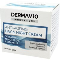 derma v10 anti ageing collagen day cream – 50ml