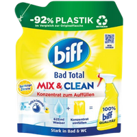 Biff Bad Total Mix & Clean Lemon Bathroom Cleaner Refill Concentrate - 125 ml biff bad total mix & clean lemon bathroom cleaner refill concentrate – 125 ml