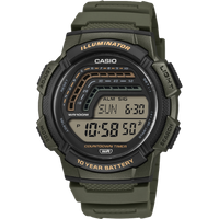casio ws 1800 3avef digital sports watch – green