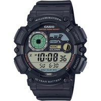 Casio WS-1500H-1AVEF Digital Sports Illuminator Watch - Black casio ws 1500h 1avef digital sports illuminator watch – black