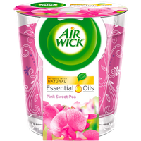 Air Wick Active Fresh Pink Sweet Pea Scented Candle - 105 g air wick active fresh pink sweet pea scented candle – 105 g