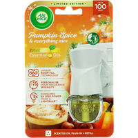 air wick pumpkin spice scented oil plug in air freshener refill – 19 ml