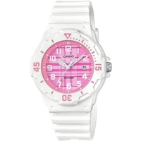 casio lrw 200h 4cvdf lady diver analog sports watch – white & pink