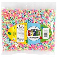 nabbi medium tube beads pastel mix – 6000 pcs